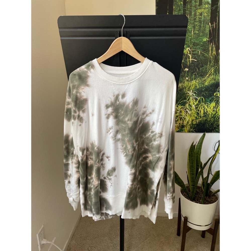 Lucky Brand Oversized Crew Neck Sweater